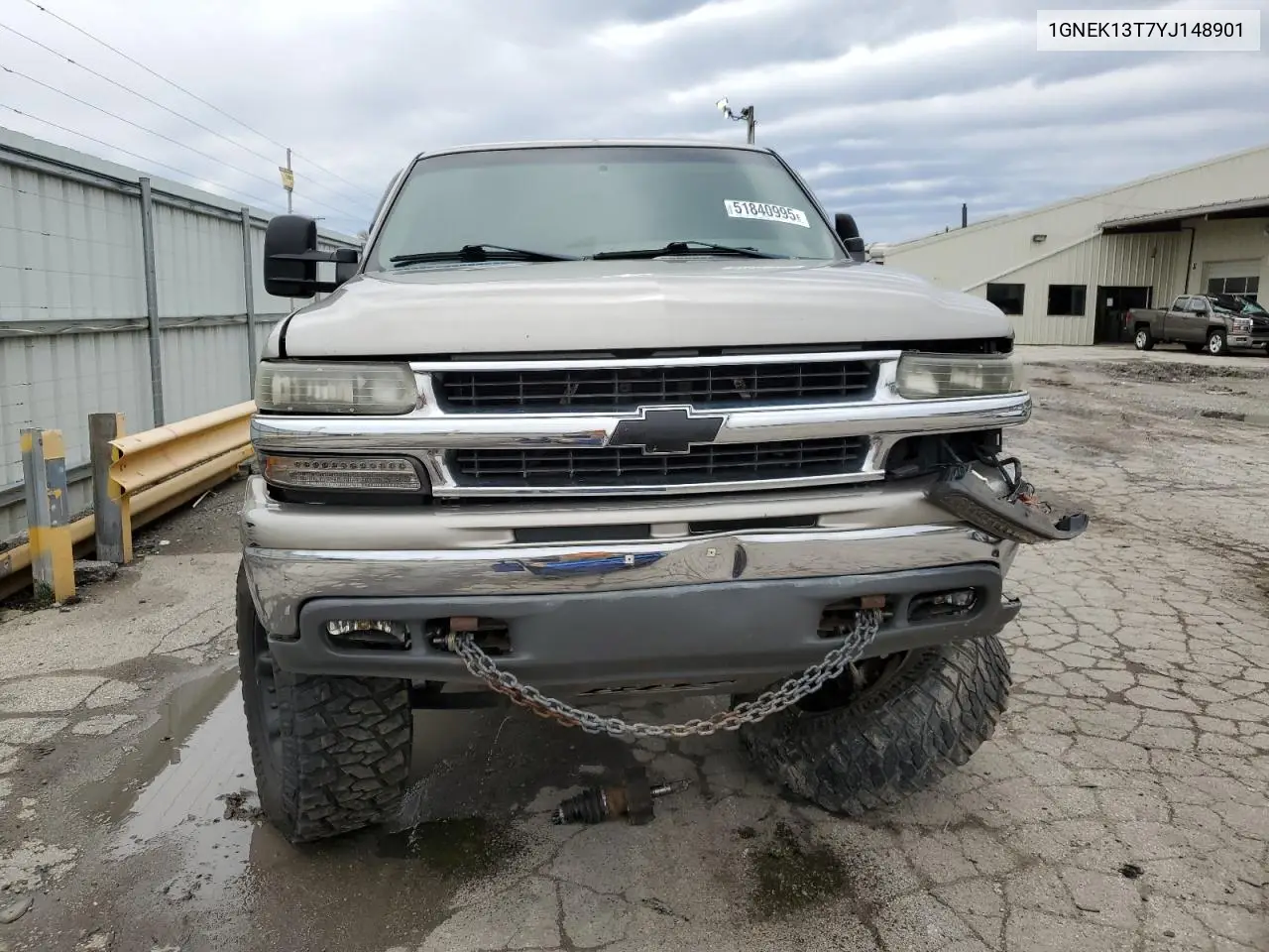 2000 Chevrolet Tahoe K1500 VIN: 1GNEK13T7YJ148901 Lot: 51840995