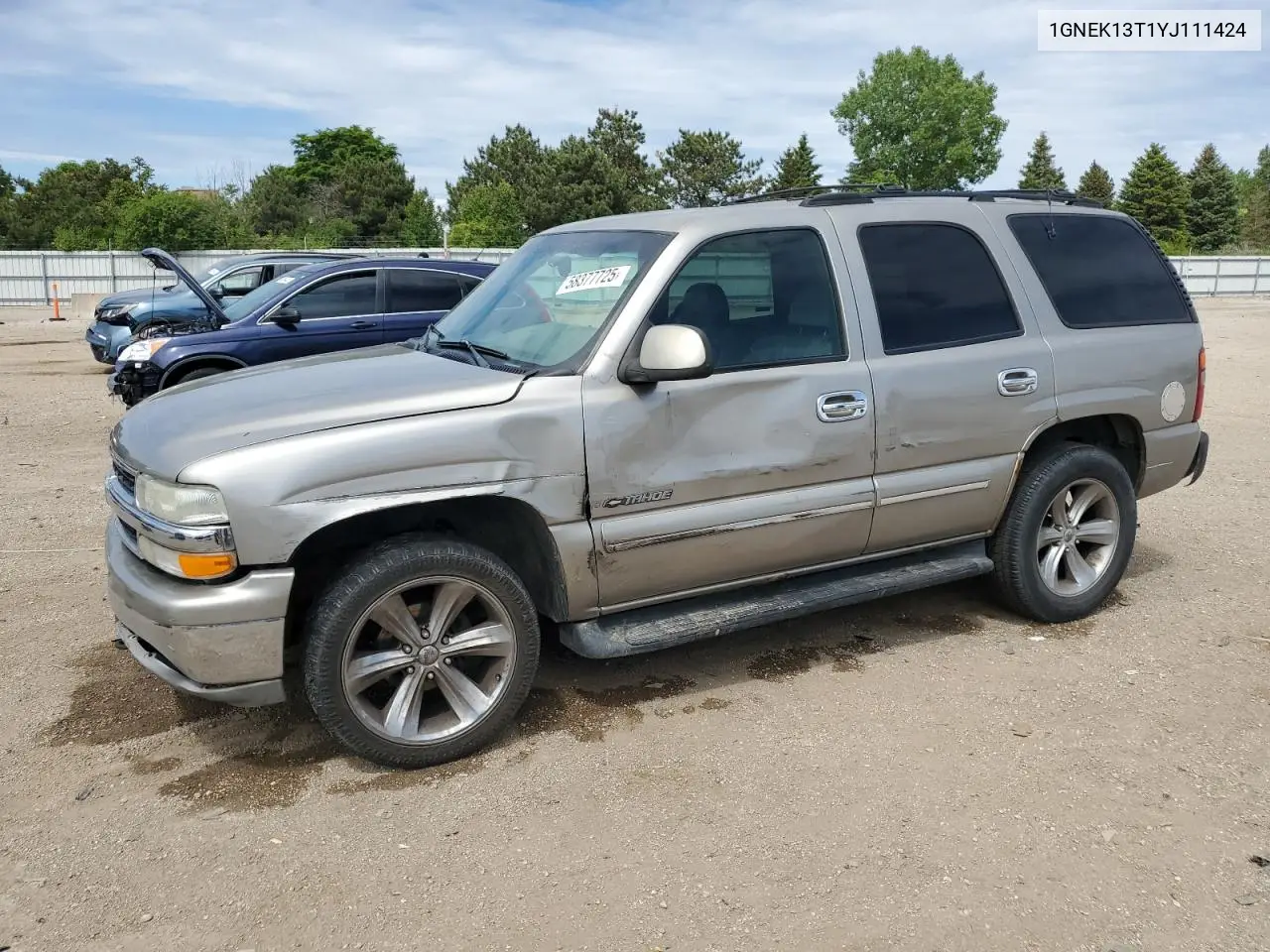 2000 Chevrolet Tahoe K1500 VIN: 1GNEK13T1YJ111424 Lot: 58377725