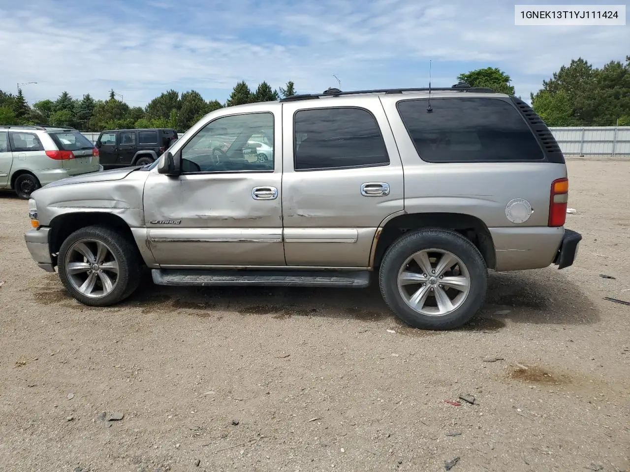 2000 Chevrolet Tahoe K1500 VIN: 1GNEK13T1YJ111424 Lot: 58377725