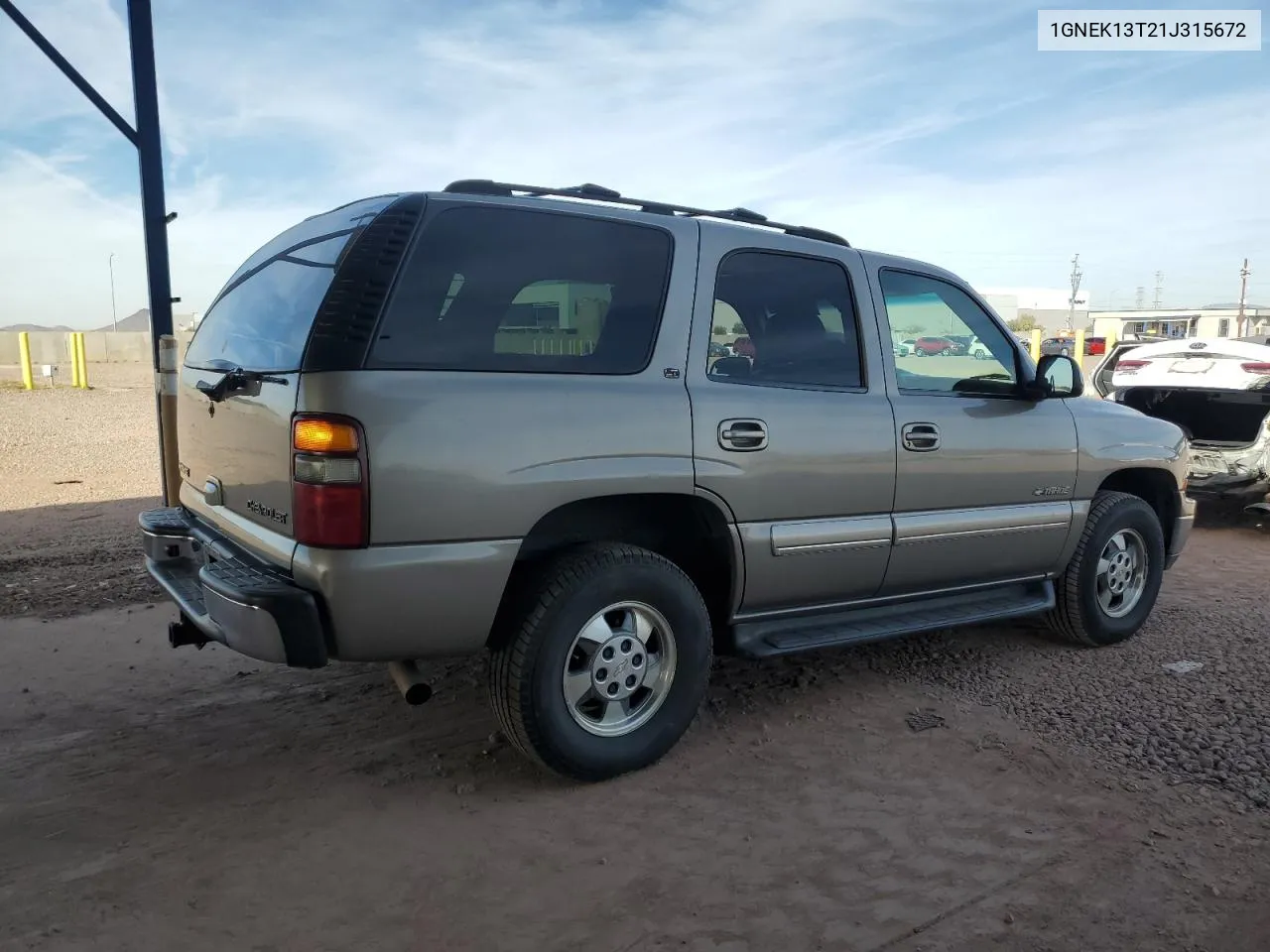 2001 Chevrolet Tahoe K1500 VIN: 1GNEK13T21J315672 Lot: 41466275