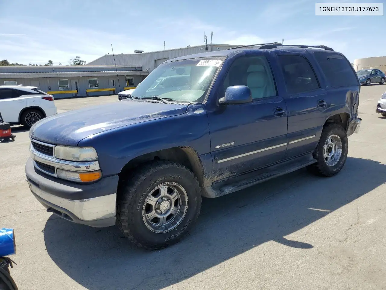 2001 Chevrolet Tahoe K1500 VIN: 1GNEK13T31J177673 Lot: 53994565