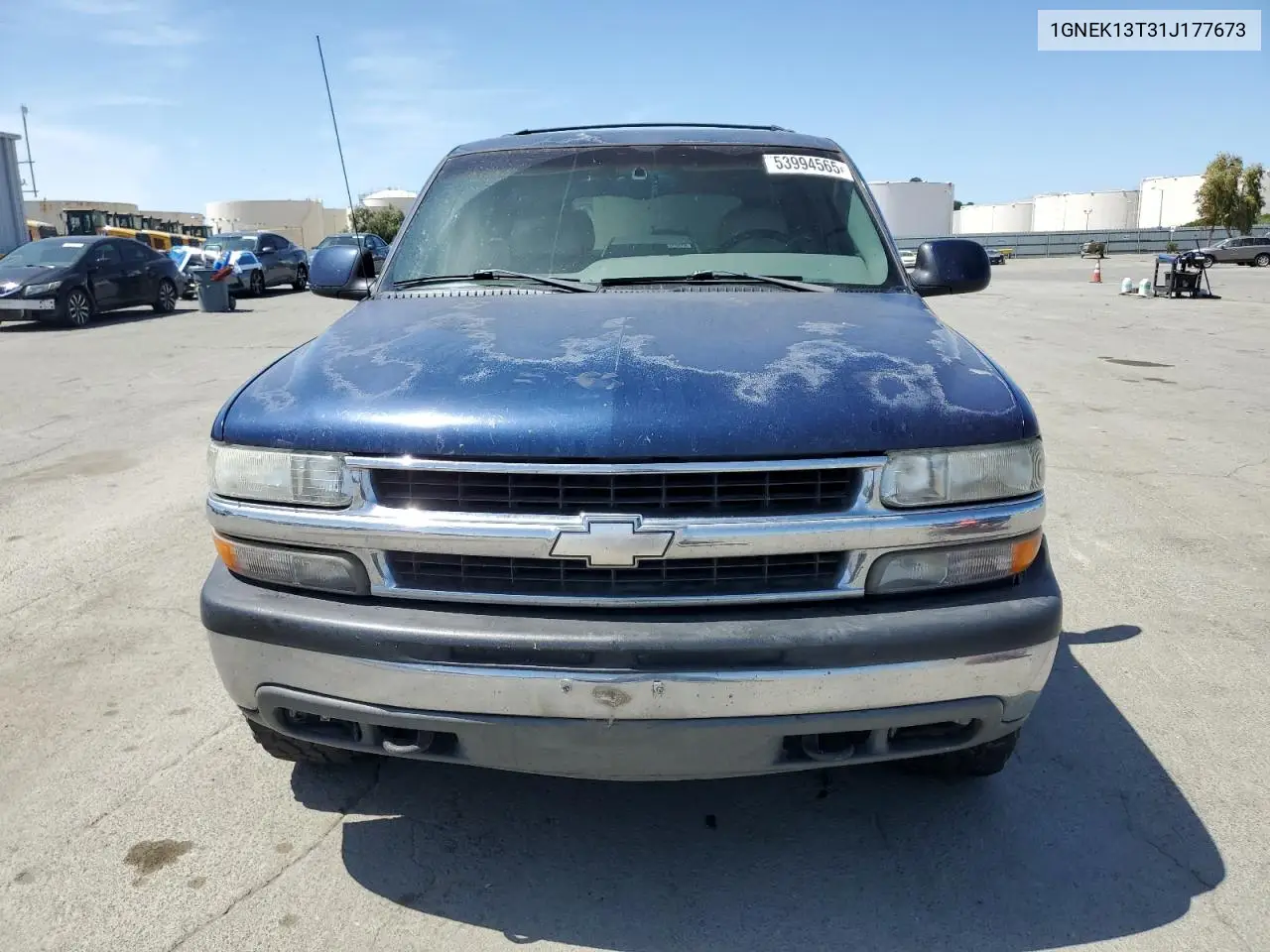 2001 Chevrolet Tahoe K1500 VIN: 1GNEK13T31J177673 Lot: 53994565