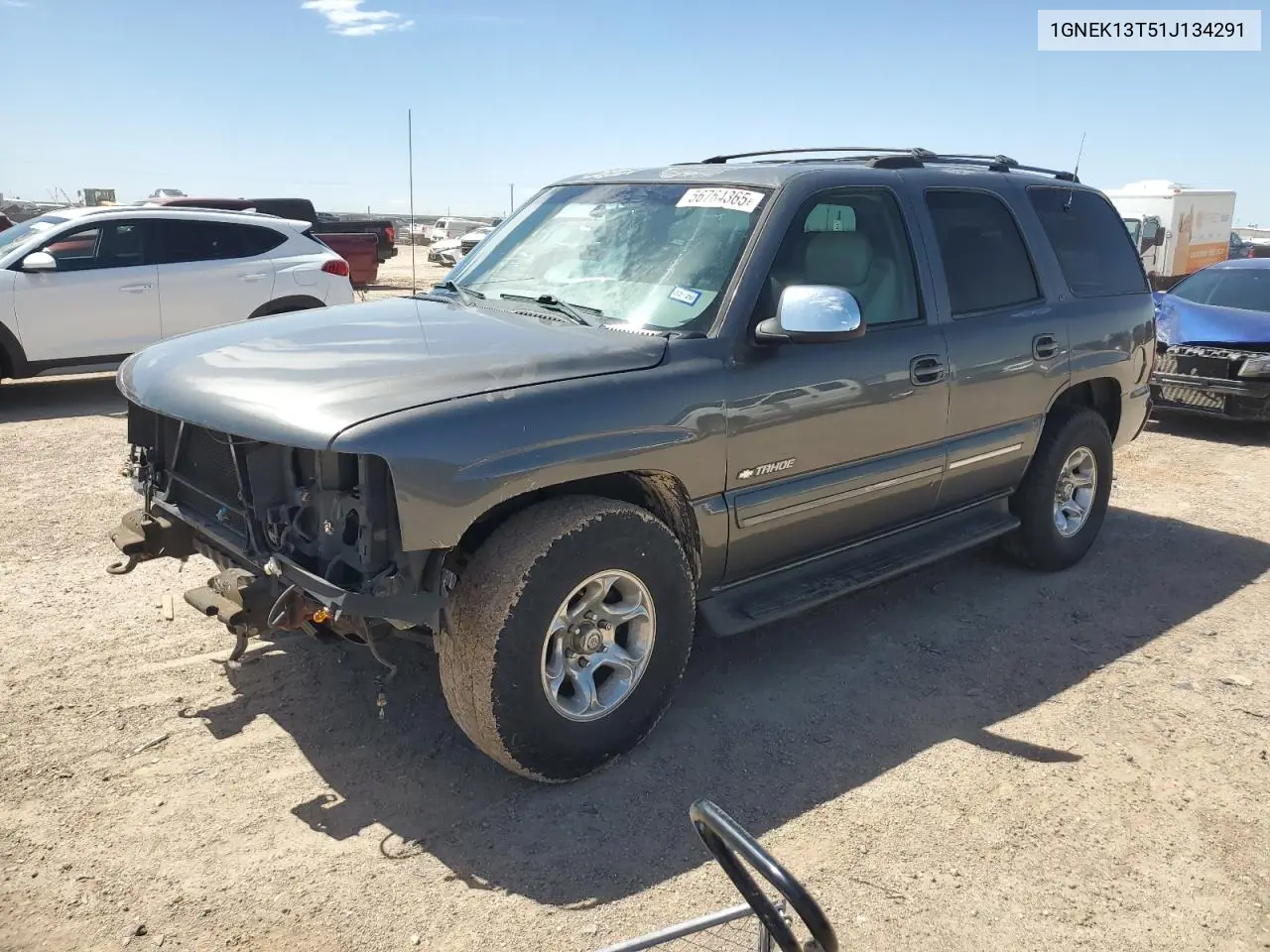 2001 Chevrolet Tahoe K1500 VIN: 1GNEK13T51J134291 Lot: 56764365