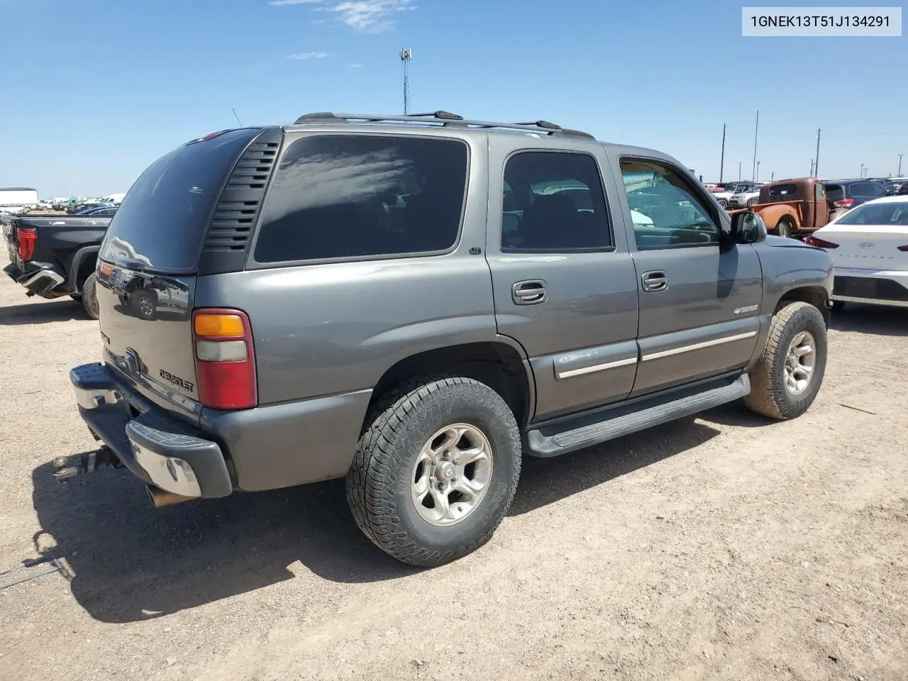 2001 Chevrolet Tahoe K1500 VIN: 1GNEK13T51J134291 Lot: 56764365