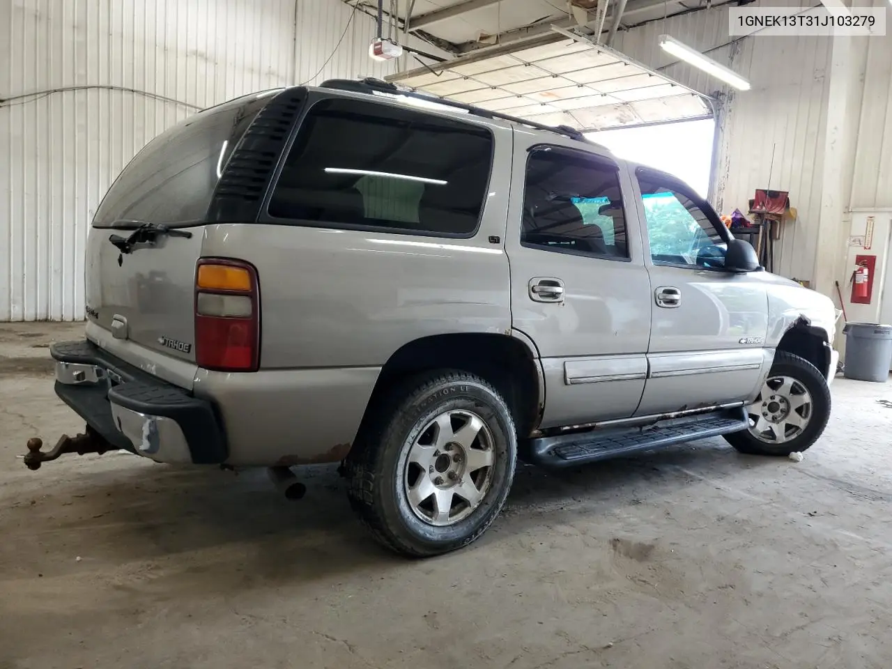 2001 Chevrolet Tahoe K1500 VIN: 1GNEK13T31J103279 Lot: 60109435