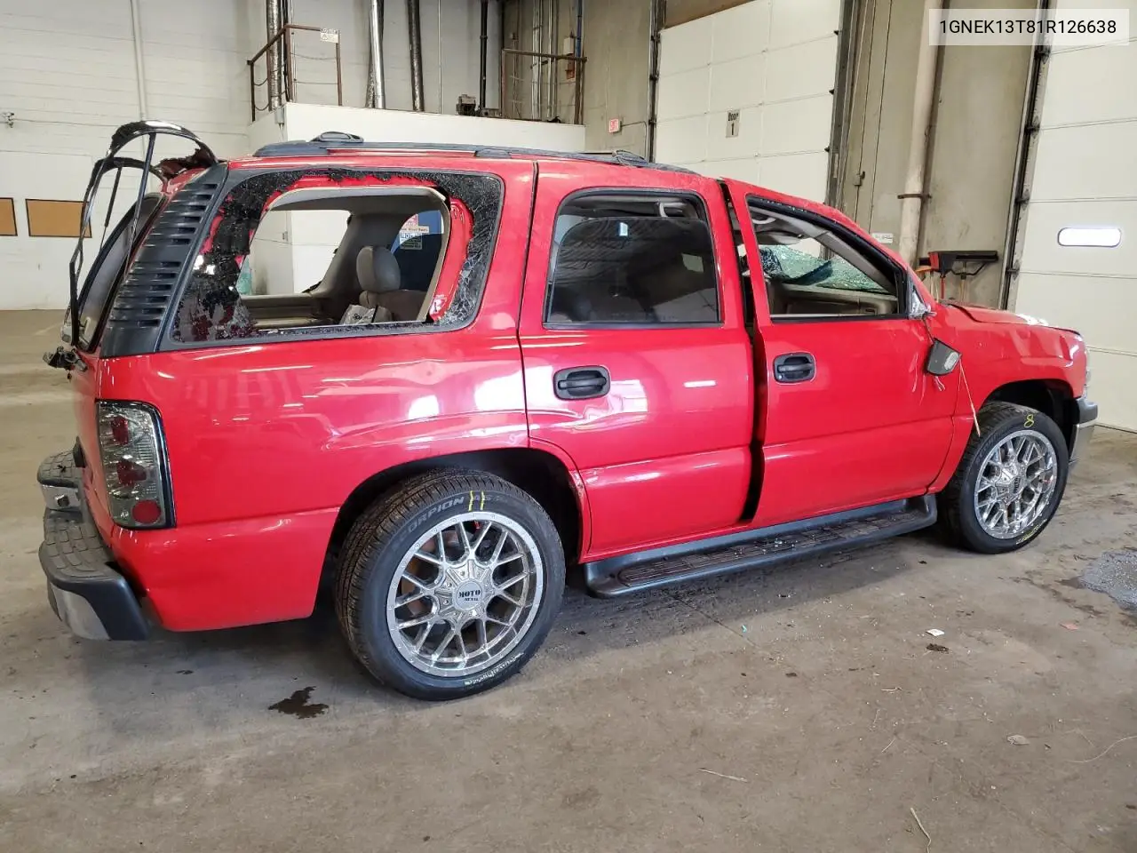 2001 Chevrolet Tahoe K1500 VIN: 1GNEK13T81R126638 Lot: 62624235