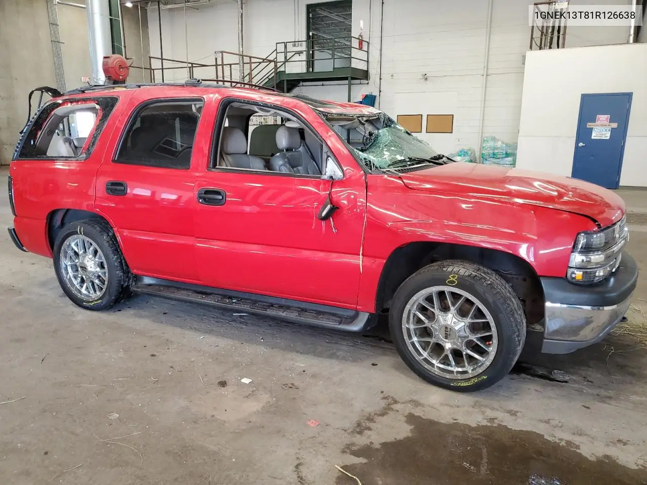 2001 Chevrolet Tahoe K1500 VIN: 1GNEK13T81R126638 Lot: 62624235