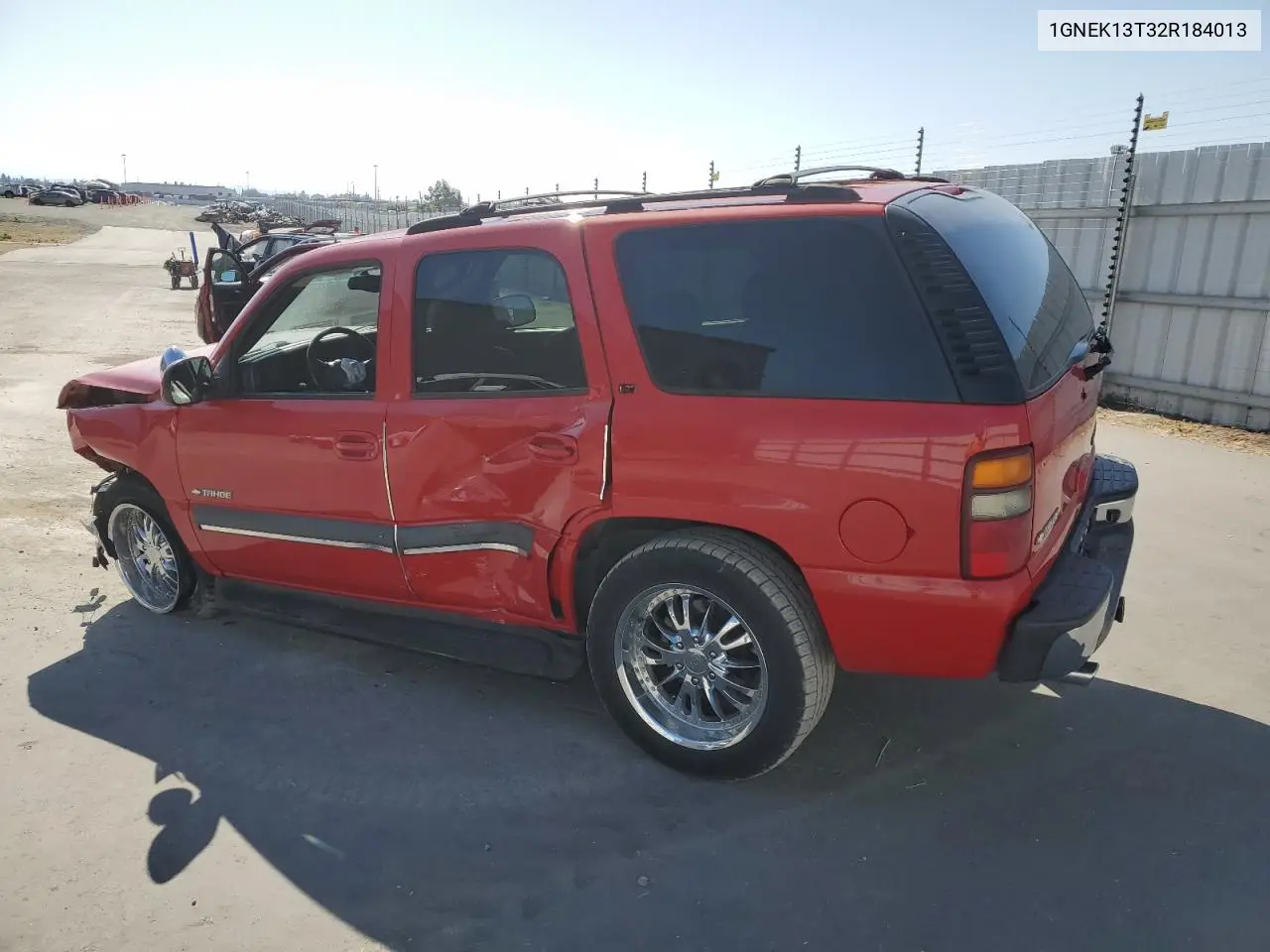 2002 Chevrolet Tahoe K1500 VIN: 1GNEK13T32R184013 Lot: 62528305