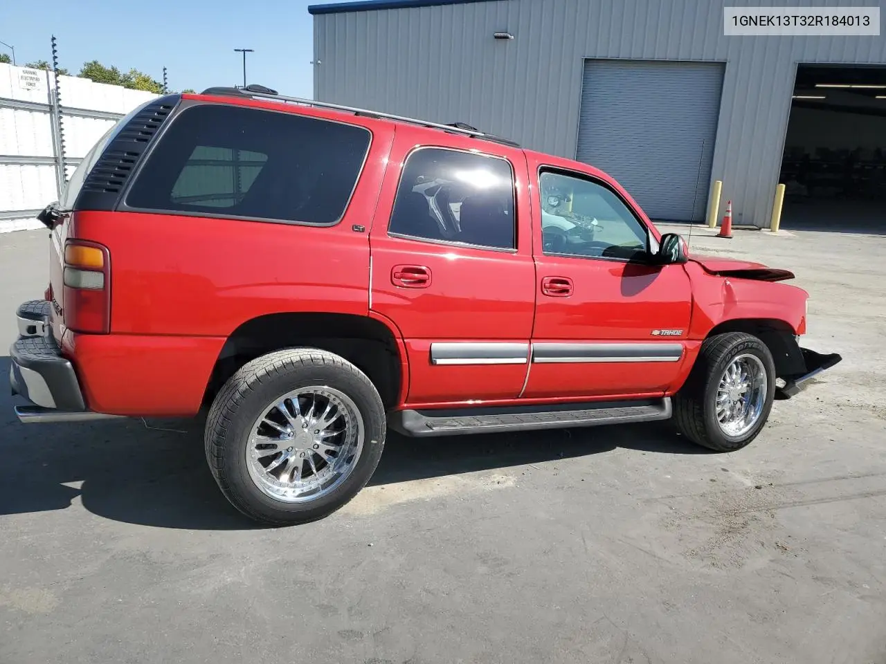 2002 Chevrolet Tahoe K1500 VIN: 1GNEK13T32R184013 Lot: 62528305