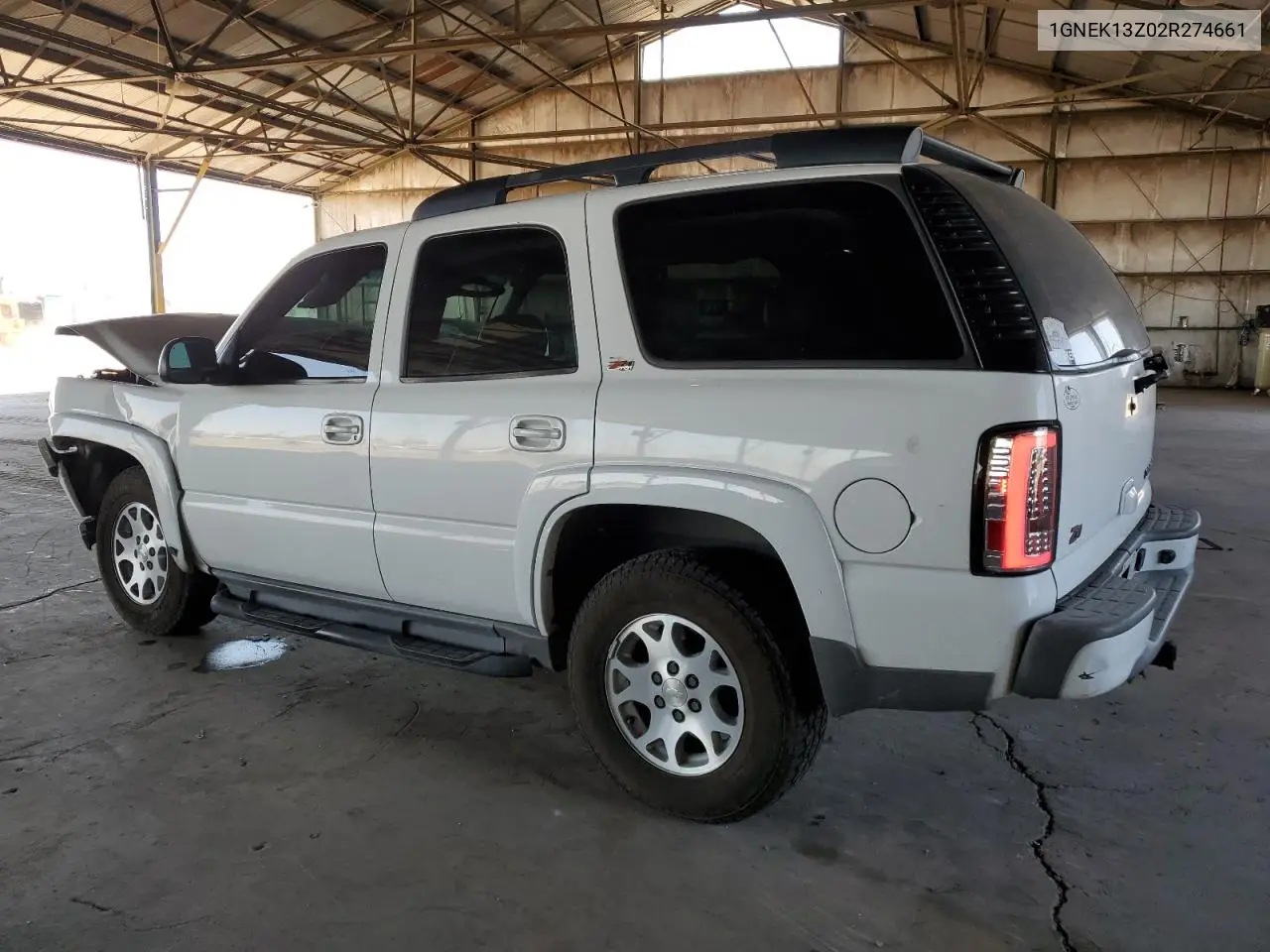 2002 Chevrolet Tahoe K1500 VIN: 1GNEK13Z02R274661 Lot: 62600085