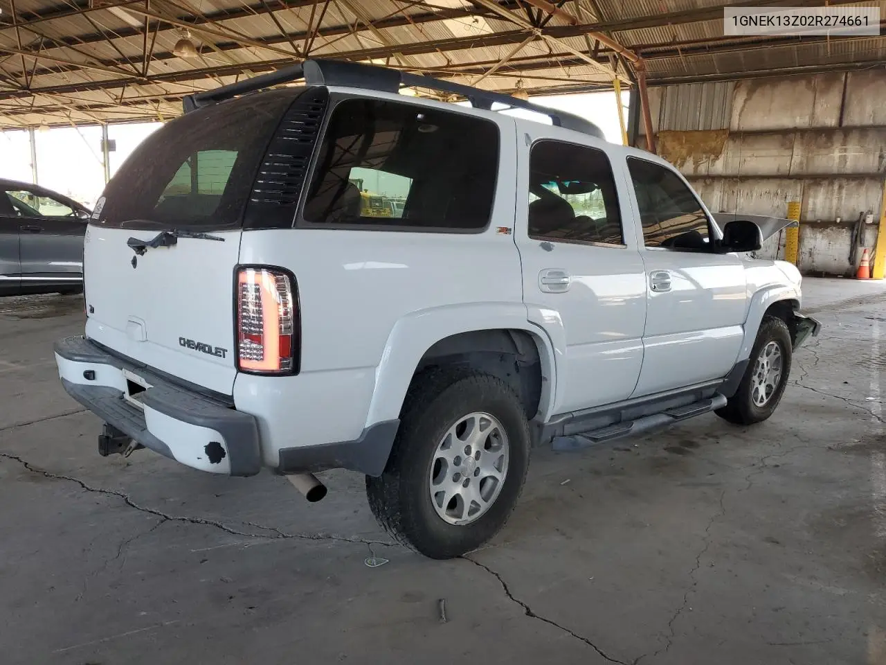 2002 Chevrolet Tahoe K1500 VIN: 1GNEK13Z02R274661 Lot: 62600085