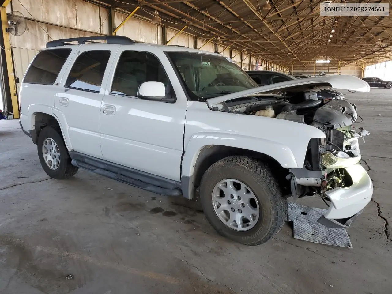 2002 Chevrolet Tahoe K1500 VIN: 1GNEK13Z02R274661 Lot: 62600085