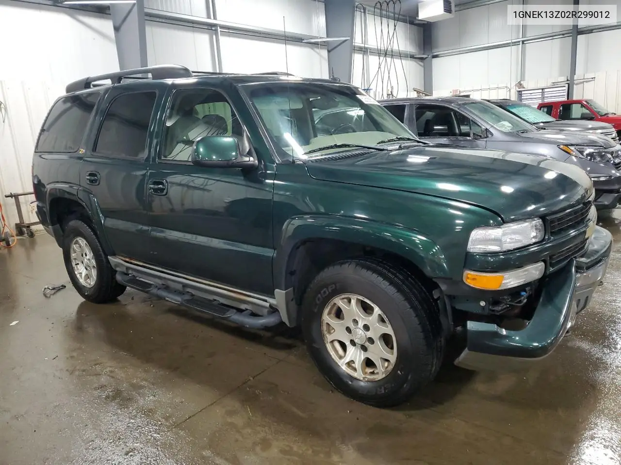 2002 Chevrolet Tahoe K1500 VIN: 1GNEK13Z02R299012 Lot: 62668835