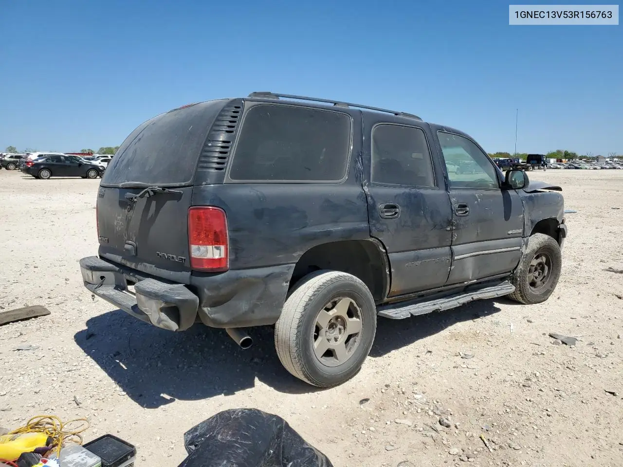 2003 Chevrolet Tahoe C1500 VIN: 1GNEC13V53R156763 Lot: 50019155