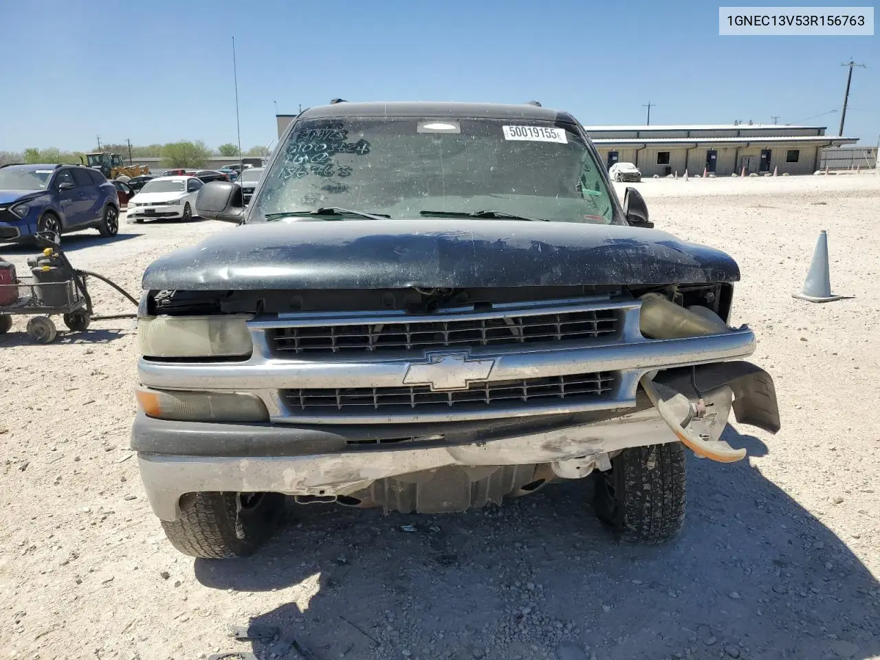 2003 Chevrolet Tahoe C1500 VIN: 1GNEC13V53R156763 Lot: 50019155