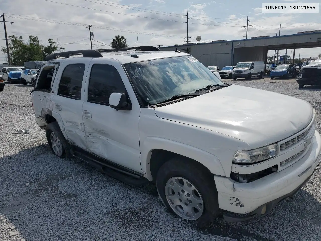 2003 Chevrolet Tahoe K1500 VIN: 1GNEK13T13R121655 Lot: 52484435