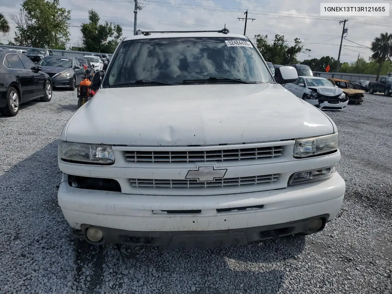 2003 Chevrolet Tahoe K1500 VIN: 1GNEK13T13R121655 Lot: 52484435