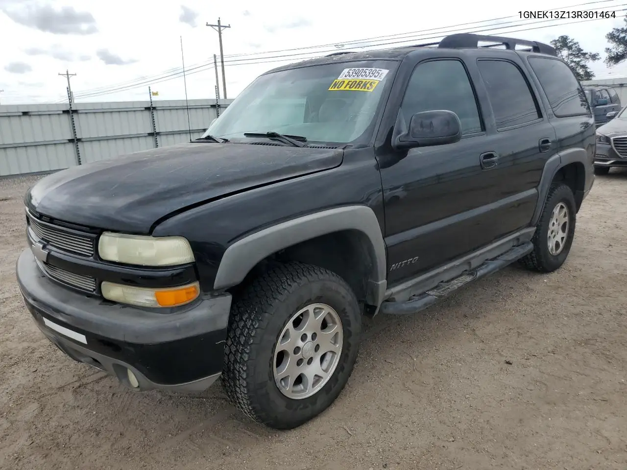 2003 Chevrolet Tahoe K1500 VIN: 1GNEK13Z13R301464 Lot: 53905395