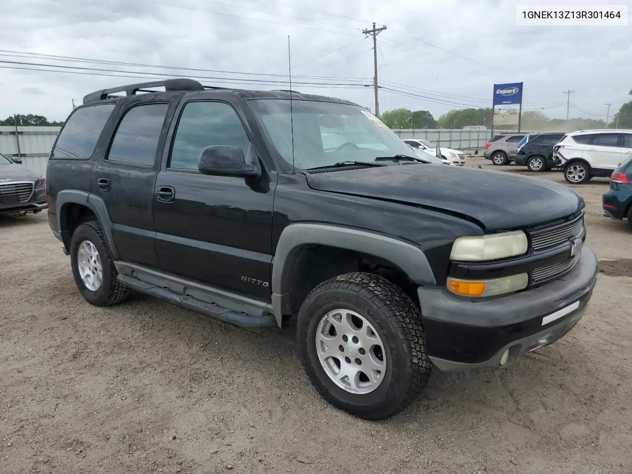 2003 Chevrolet Tahoe K1500 VIN: 1GNEK13Z13R301464 Lot: 53905395
