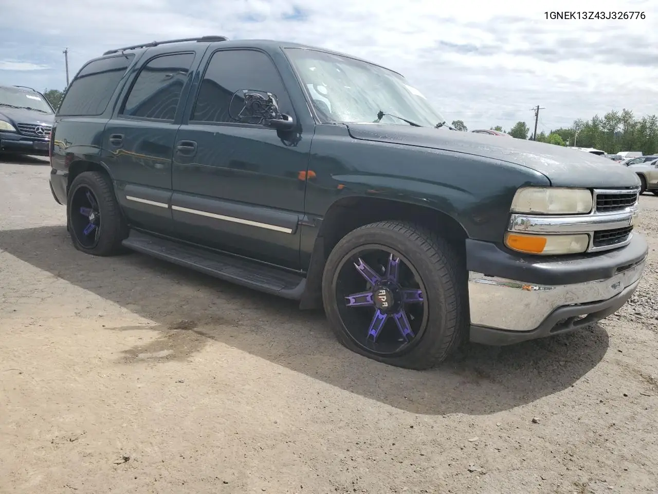 2003 Chevrolet Tahoe K1500 VIN: 1GNEK13Z43J326776 Lot: 56025585