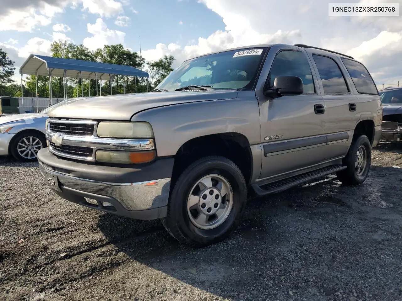 1gnec13zx3r250768 1GNEC13ZX3R250768 2003 Chevrolet Tahoe C1500