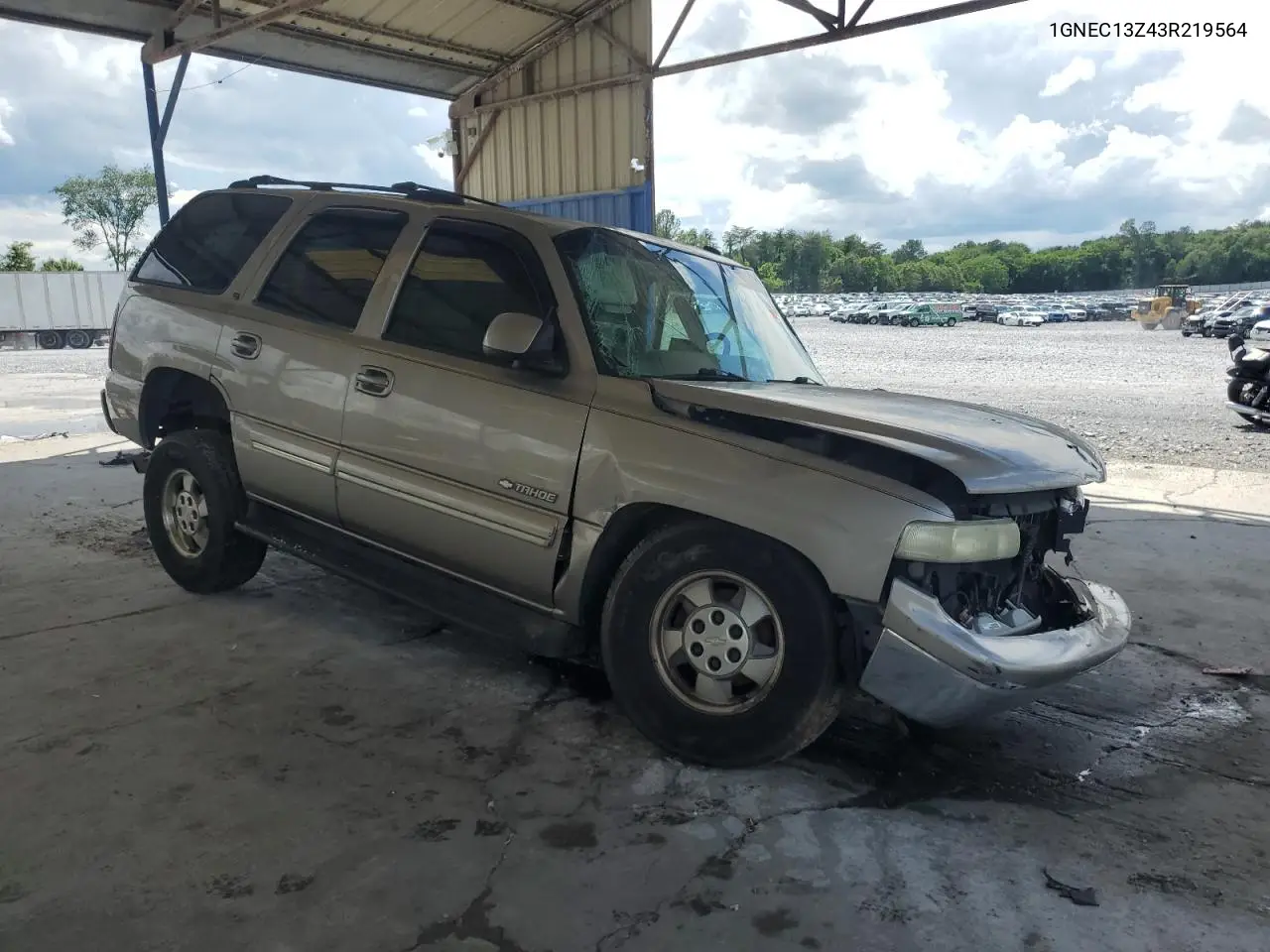 2003 Chevrolet Tahoe C1500 VIN: 1GNEC13Z43R219564 Lot: 56741915