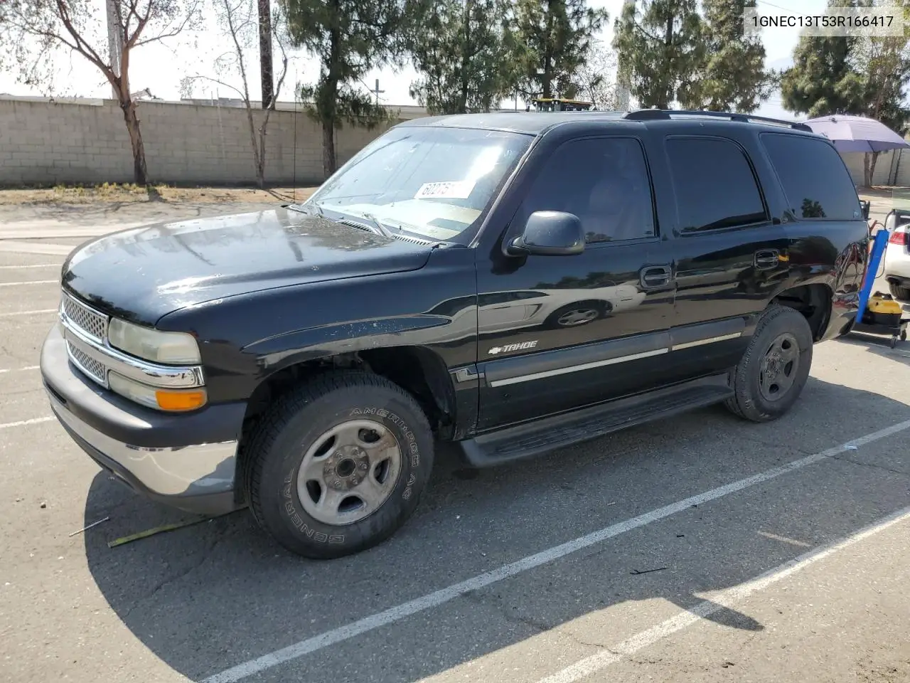 2003 Chevrolet Tahoe C1500 VIN: 1GNEC13T53R166417 Lot: 60275105