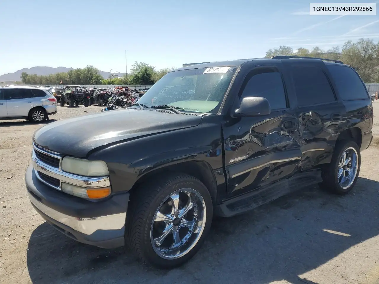 2003 Chevrolet Tahoe C1500 VIN: 1GNEC13V43R292866 Lot: 60574355