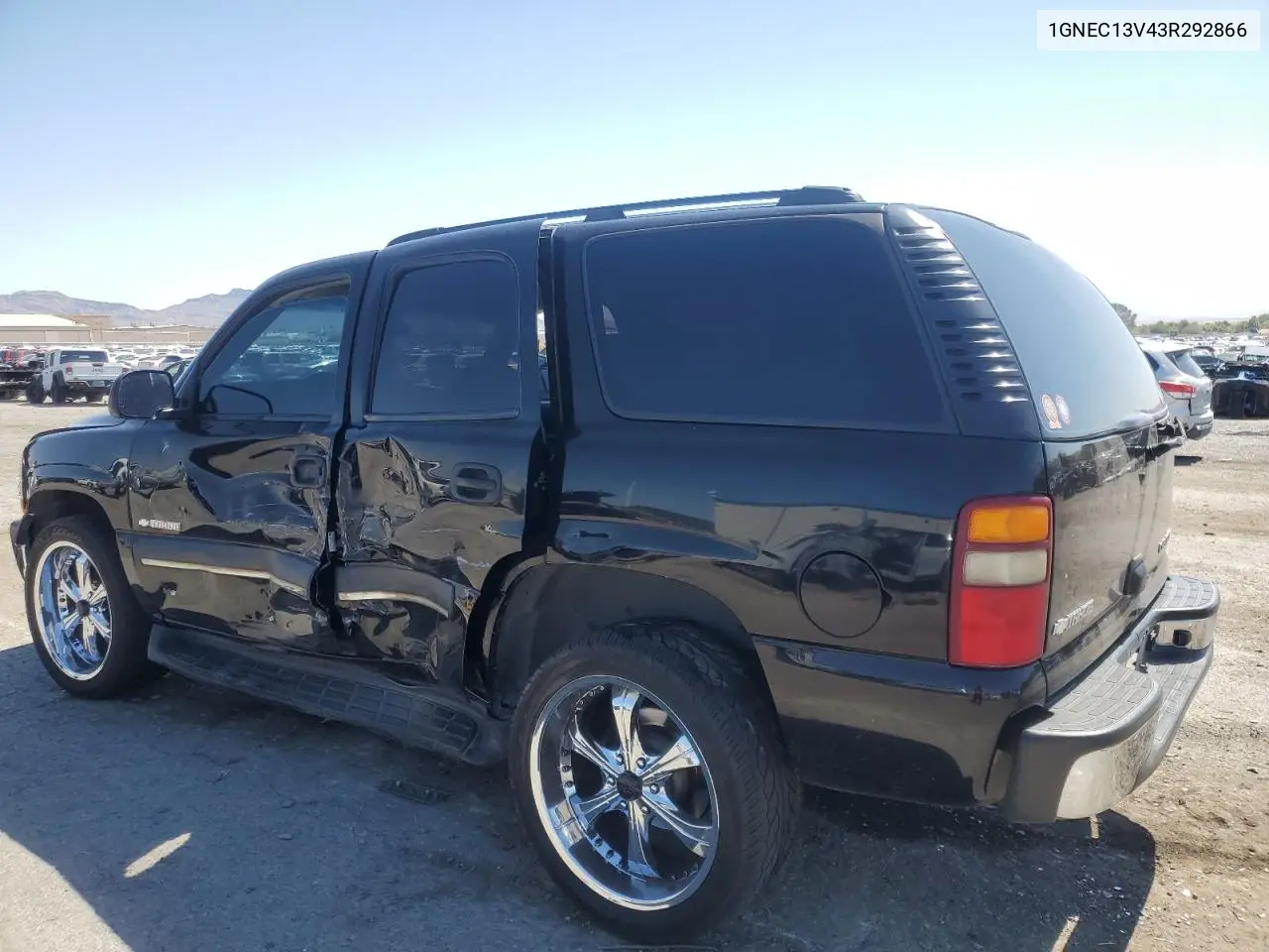 2003 Chevrolet Tahoe C1500 VIN: 1GNEC13V43R292866 Lot: 60574355