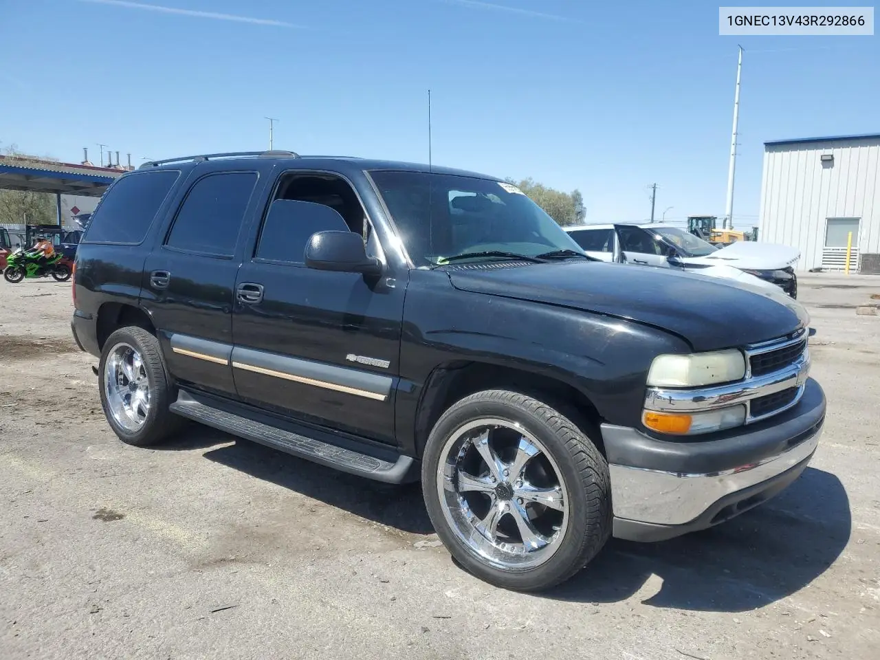 2003 Chevrolet Tahoe C1500 VIN: 1GNEC13V43R292866 Lot: 60574355