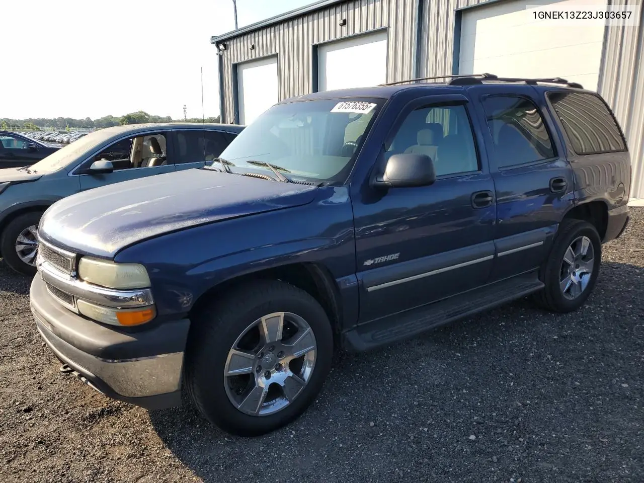 2003 Chevrolet Tahoe K1500 VIN: 1GNEK13Z23J303657 Lot: 61576355