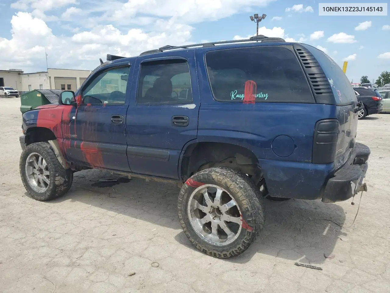 2003 Chevrolet Tahoe K1500 VIN: 1GNEK13Z23J145143 Lot: 62309055