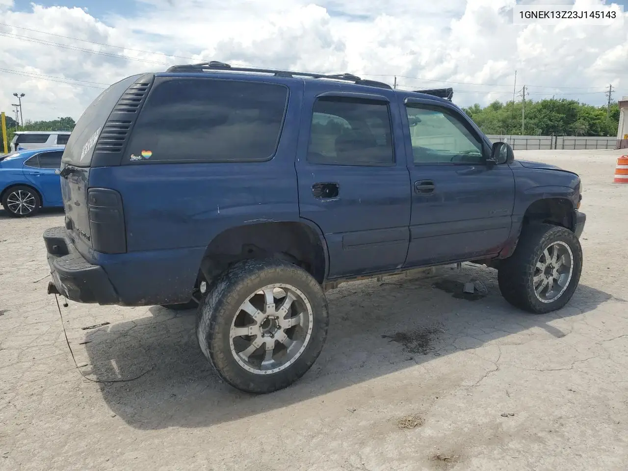 2003 Chevrolet Tahoe K1500 VIN: 1GNEK13Z23J145143 Lot: 62309055