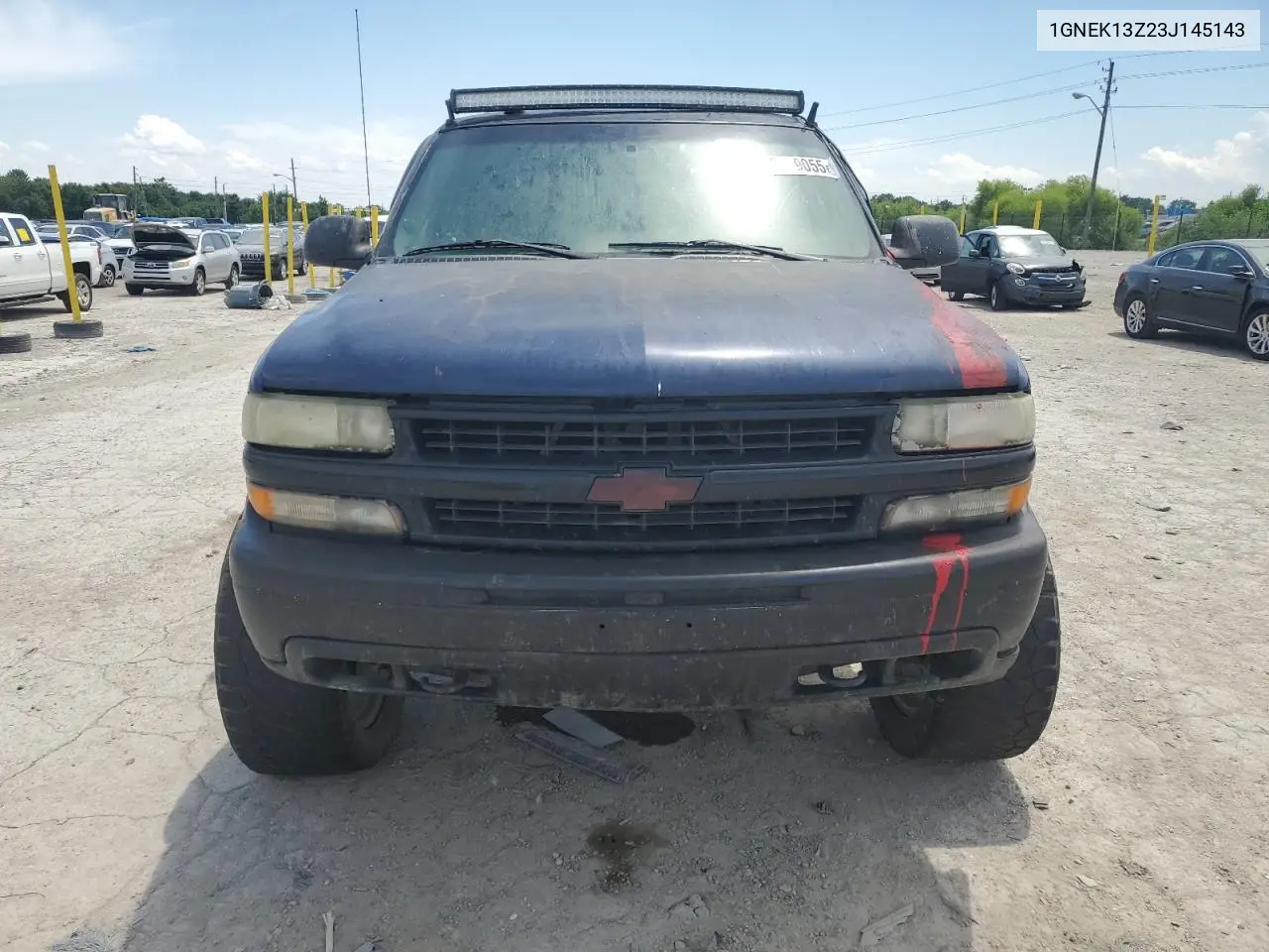 2003 Chevrolet Tahoe K1500 VIN: 1GNEK13Z23J145143 Lot: 62309055