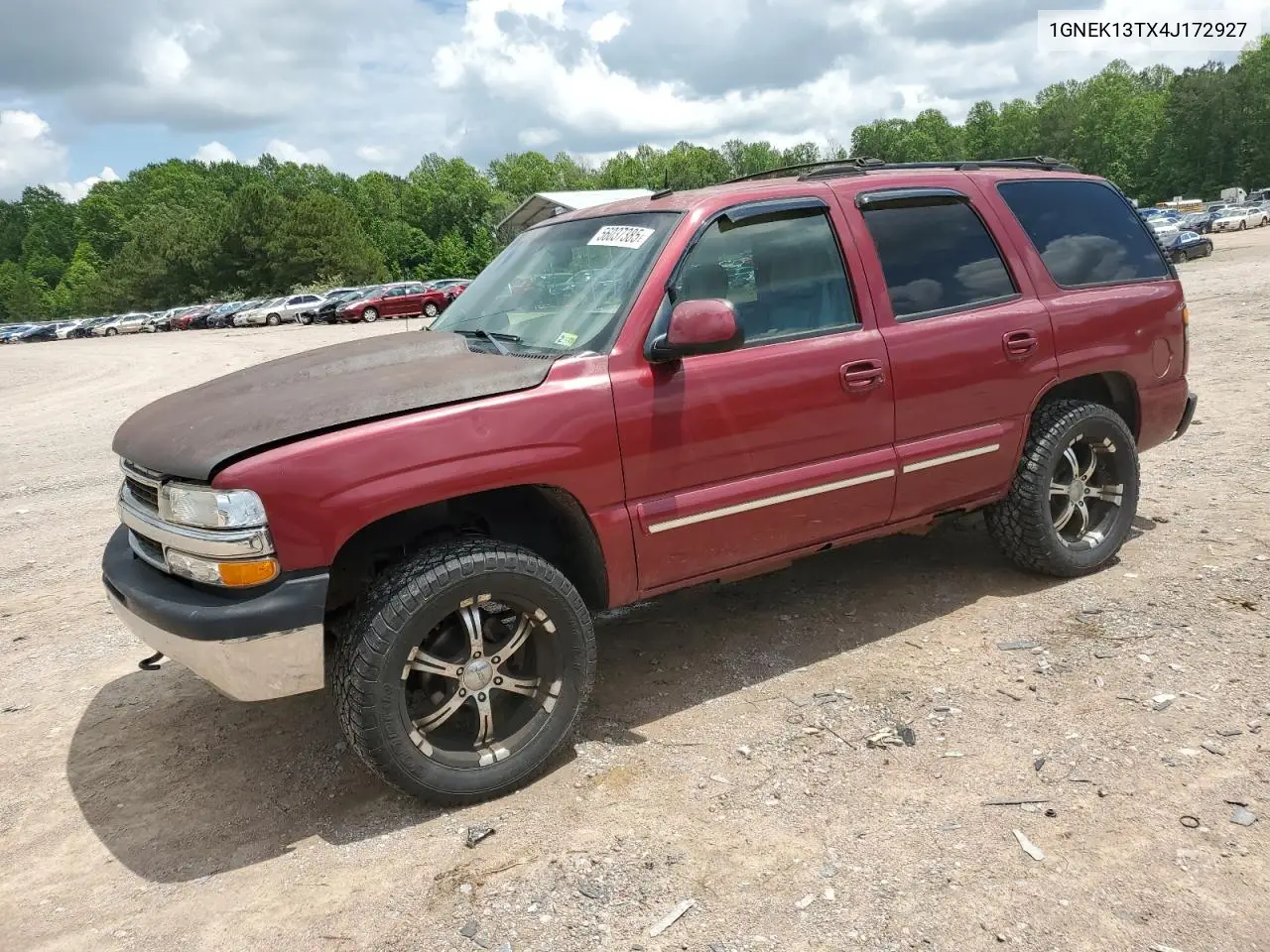 2004 Chevrolet Tahoe K1500 VIN: 1GNEK13TX4J172927 Lot: 56037385
