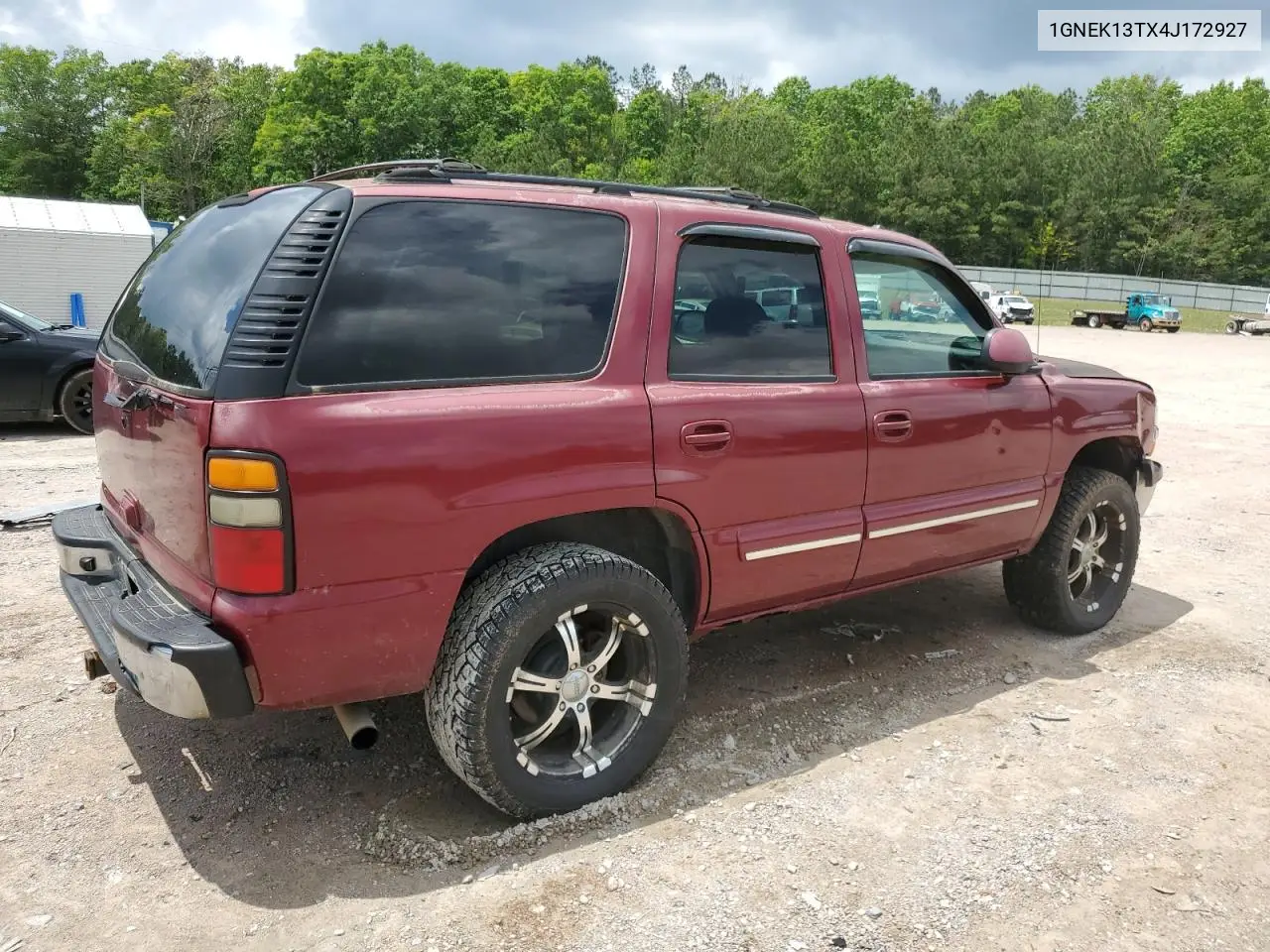 2004 Chevrolet Tahoe K1500 VIN: 1GNEK13TX4J172927 Lot: 56037385