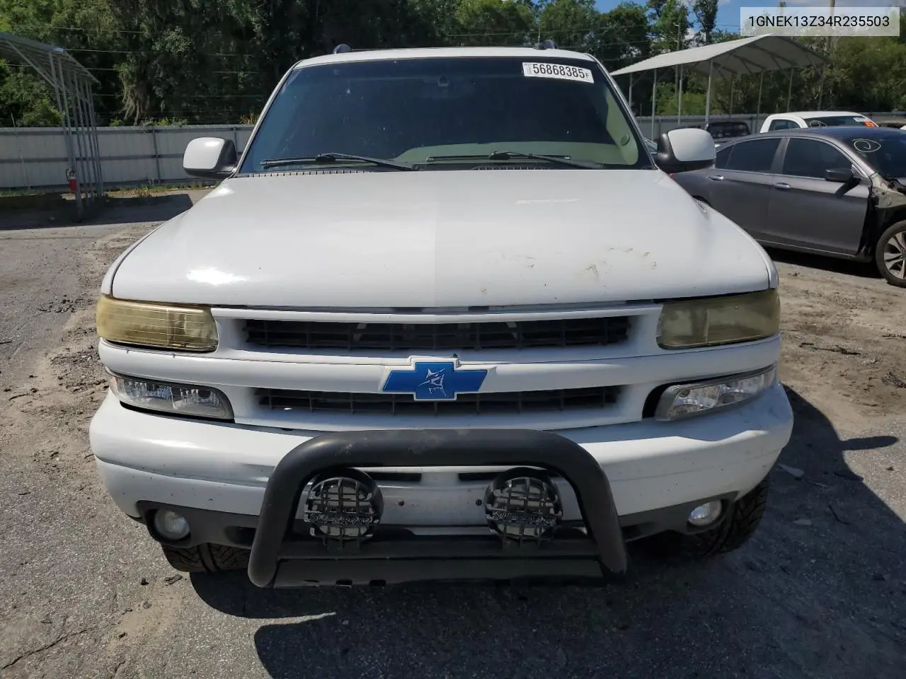 2004 Chevrolet Tahoe K1500 VIN: 1GNEK13Z34R235503 Lot: 56868385
