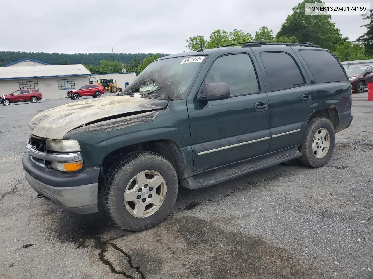 2004 Chevrolet Tahoe K1500 VIN: 1GNEK13Z94J174169 Lot: 58815015