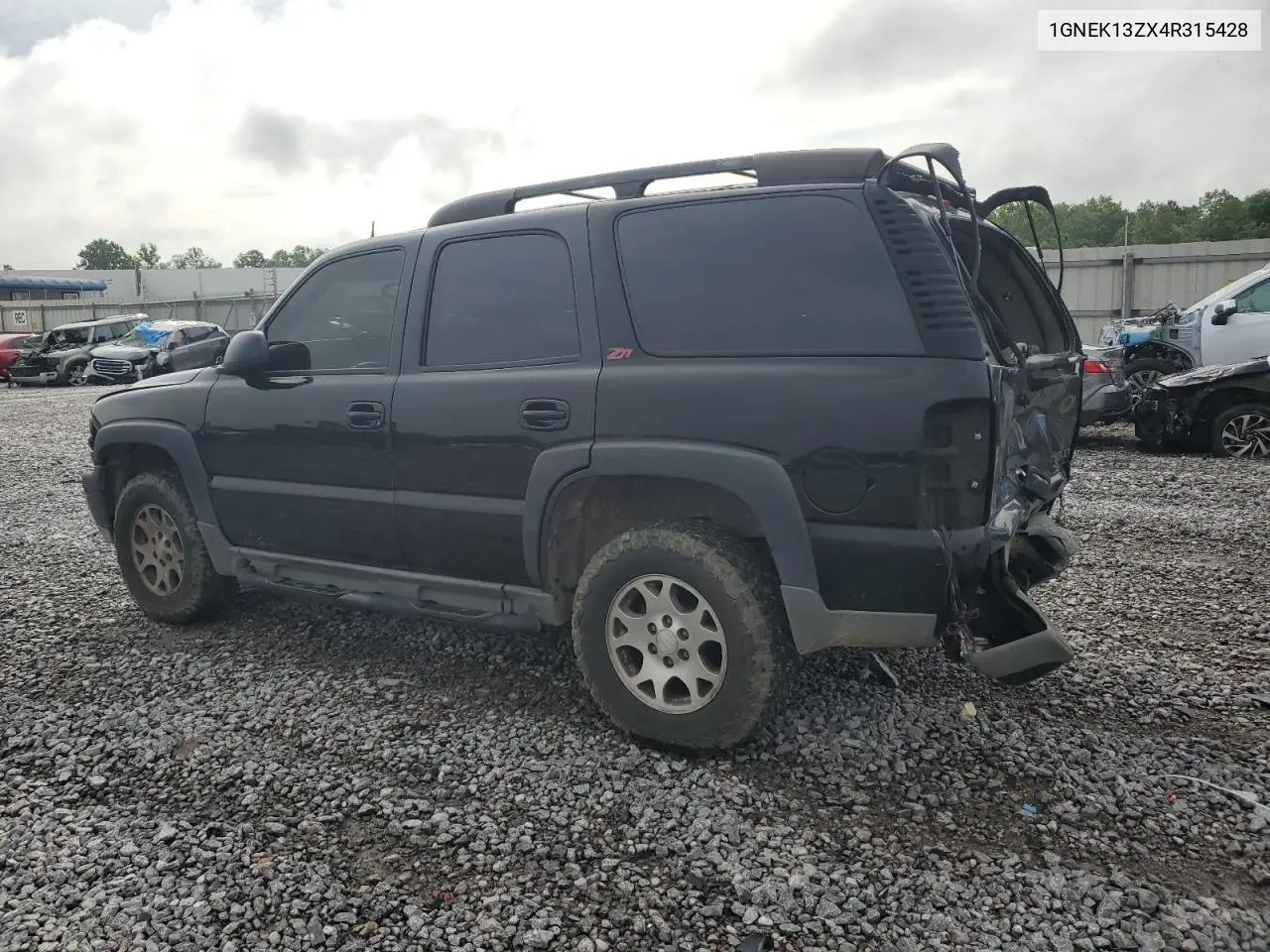 2004 Chevrolet Tahoe K1500 VIN: 1GNEK13ZX4R315428 Lot: 62396905