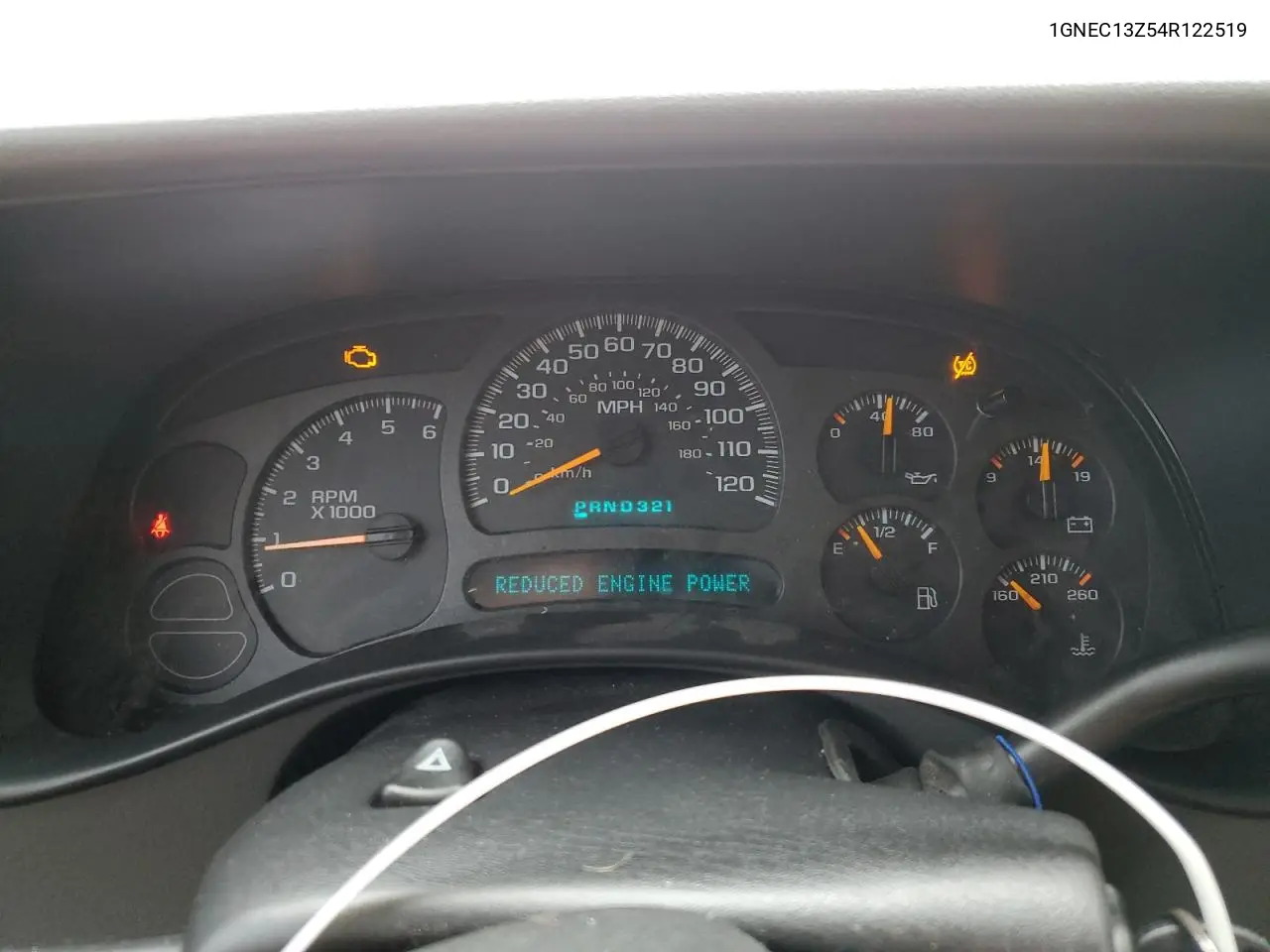 2004 Chevrolet Tahoe C1500 VIN: 1GNEC13Z54R122519 Lot: 62766445
