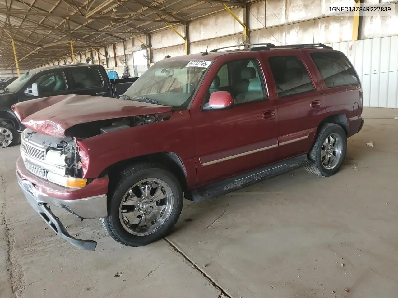 2004 Chevrolet Tahoe C1500 VIN: 1GNEC13Z84R222839 Lot: 62787765