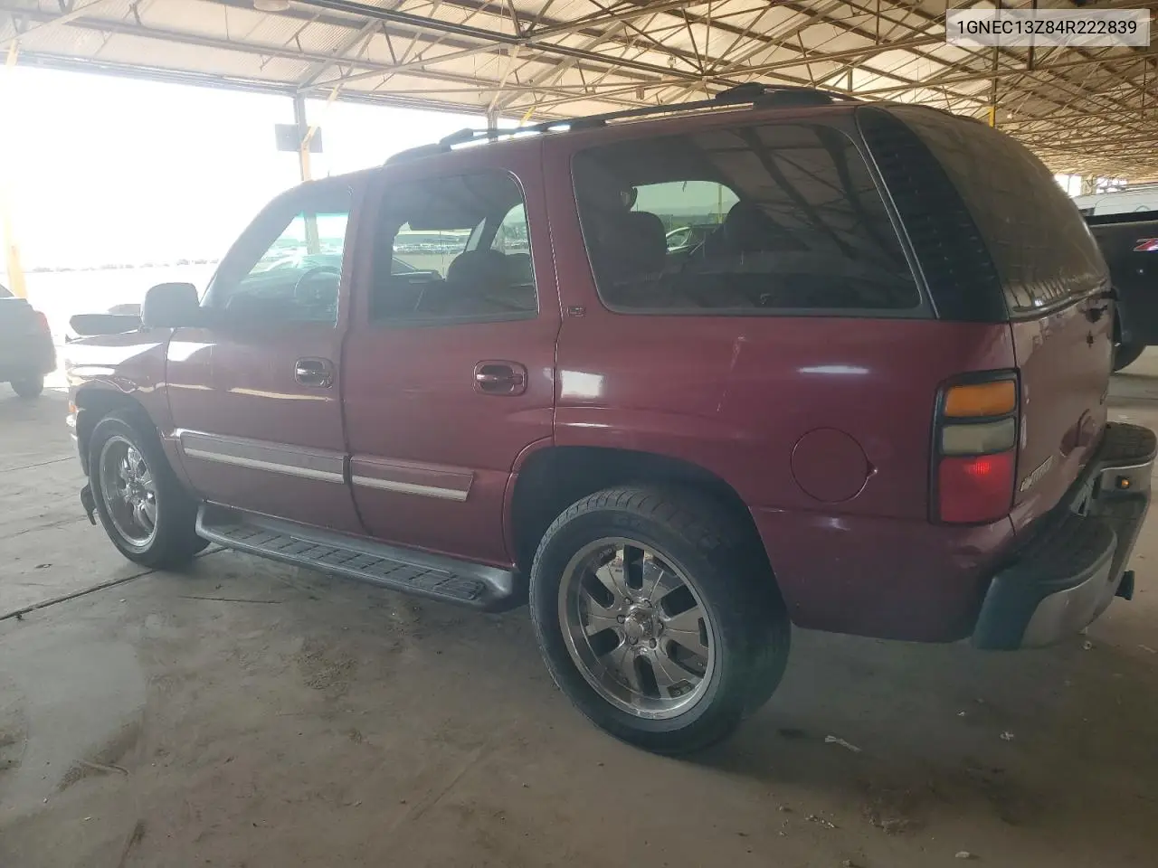 2004 Chevrolet Tahoe C1500 VIN: 1GNEC13Z84R222839 Lot: 62787765