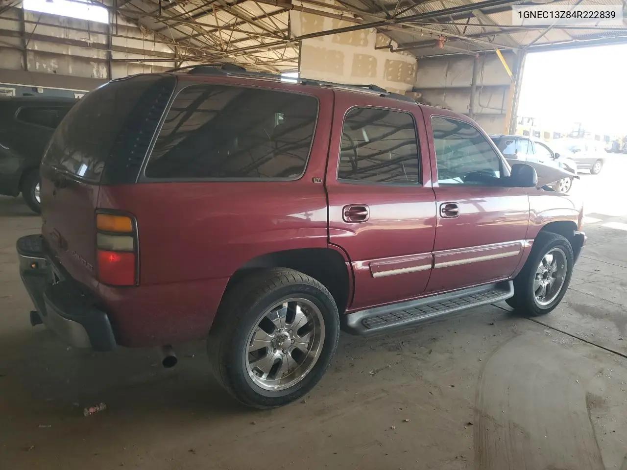 2004 Chevrolet Tahoe C1500 VIN: 1GNEC13Z84R222839 Lot: 62787765