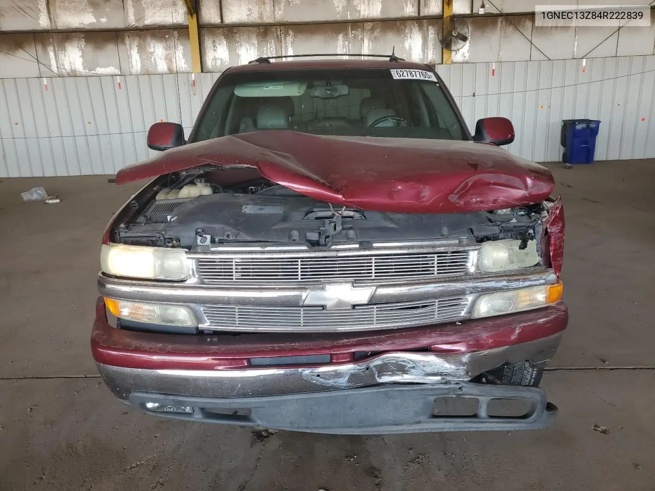 2004 Chevrolet Tahoe C1500 VIN: 1GNEC13Z84R222839 Lot: 62787765