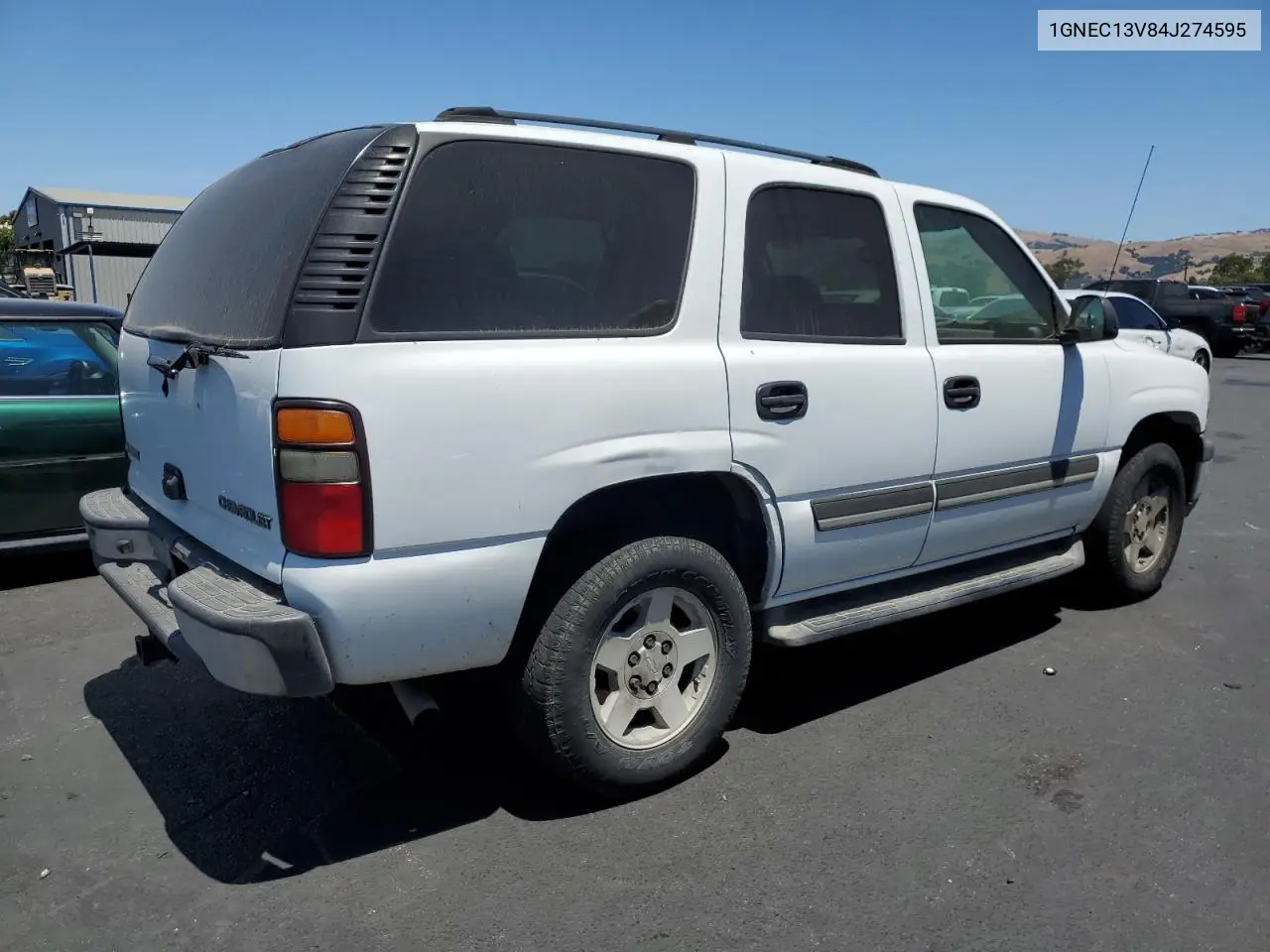 2004 Chevrolet Tahoe C1500 VIN: 1GNEC13V84J274595 Lot: 62793855