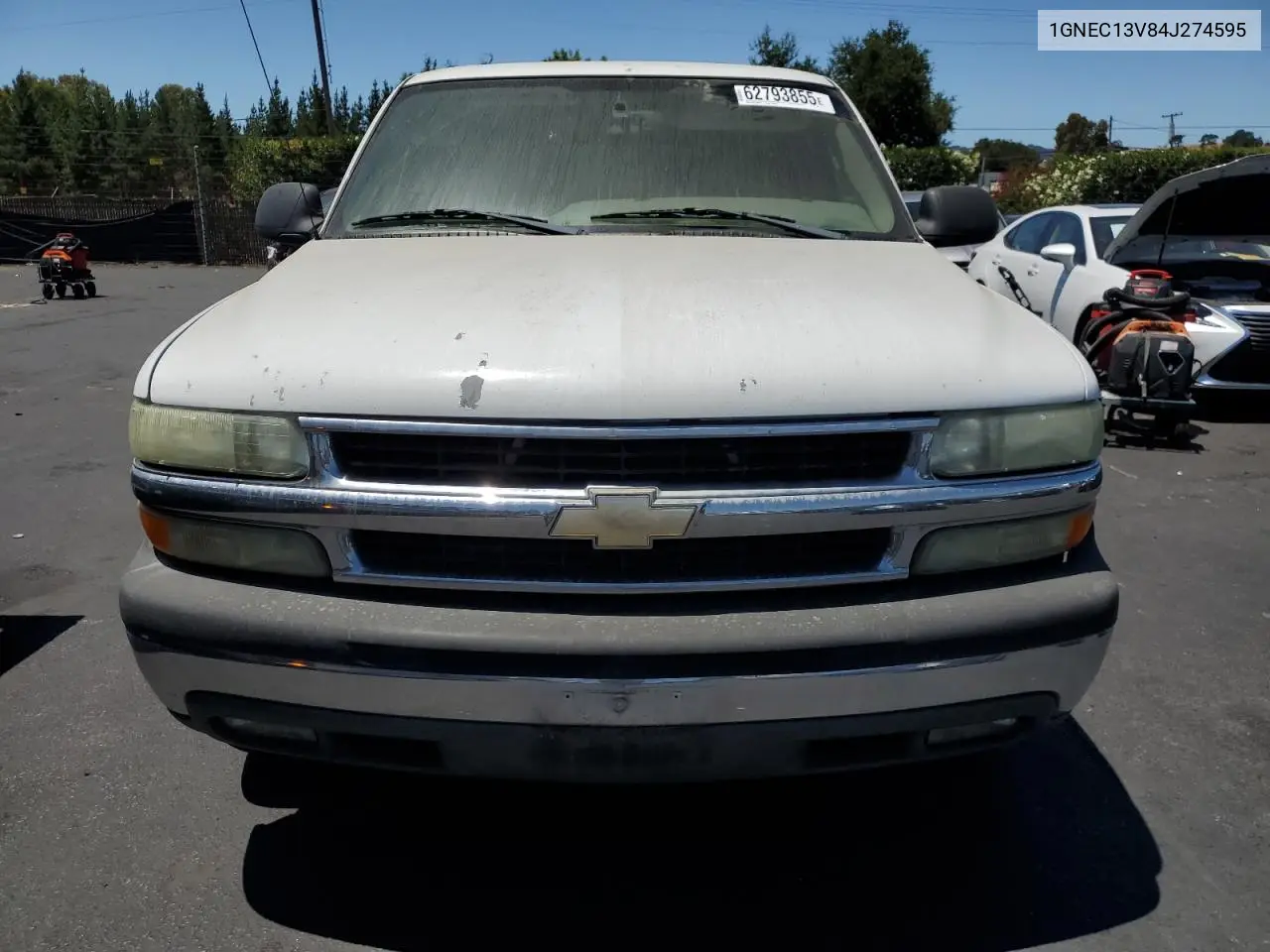 2004 Chevrolet Tahoe C1500 VIN: 1GNEC13V84J274595 Lot: 62793855