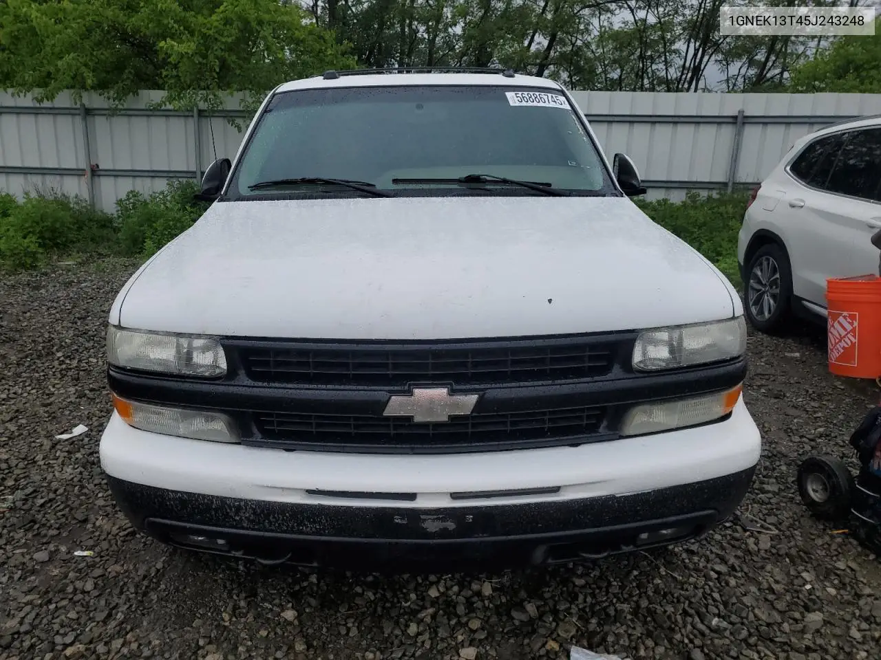 2005 Chevrolet Tahoe K1500 VIN: 1GNEK13T45J243248 Lot: 56886745
