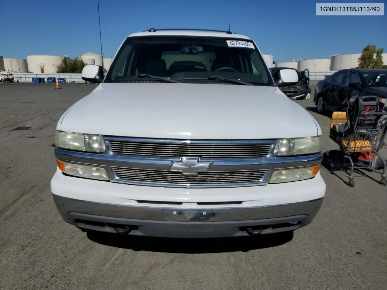 2005 Chevrolet Tahoe K1500 VIN: 1GNEK13T85J113490 Lot: 62794505