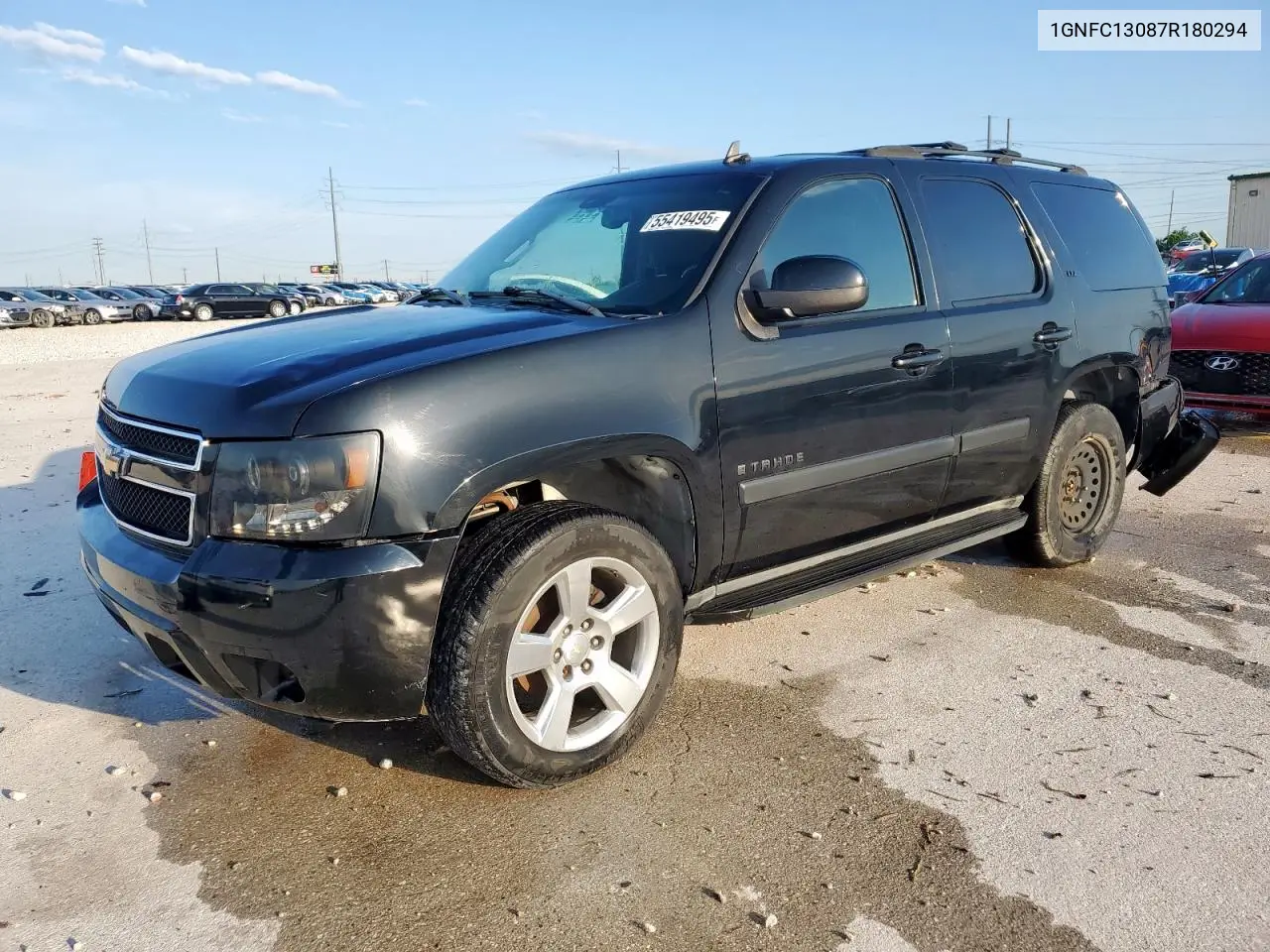 2007 Chevrolet Tahoe C1500 VIN: 1GNFC13087R180294 Lot: 55419495