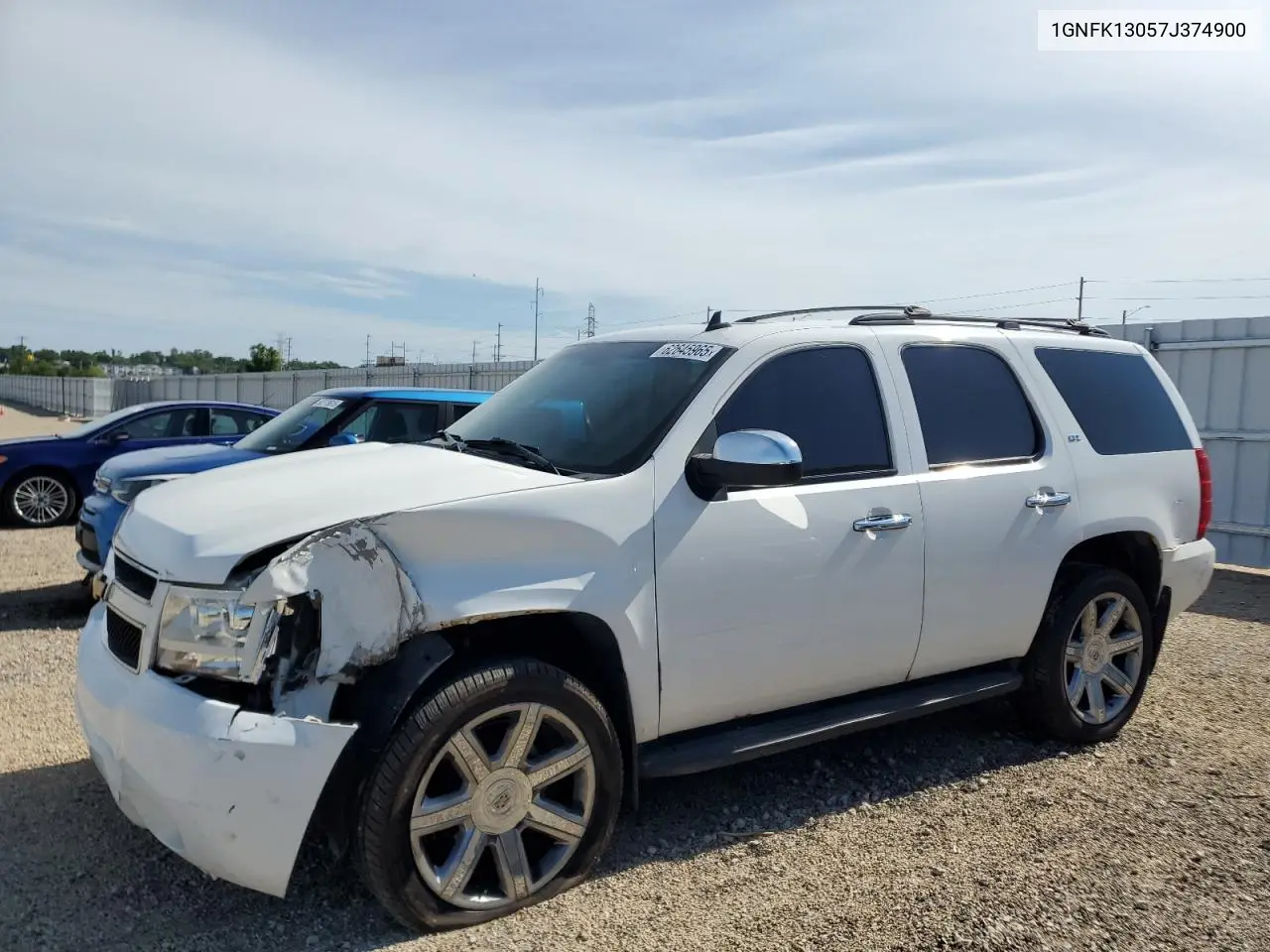 2007 Chevrolet Tahoe K1500 VIN: 1GNFK13057J374900 Lot: 62645965